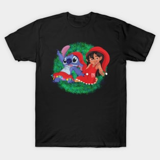 Christmas with Lilo & stitch T-Shirt